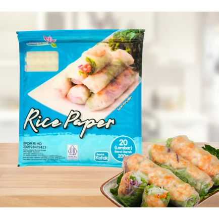

RICE PAPER BULAT / KOTAK ISI 20 LEMBAR