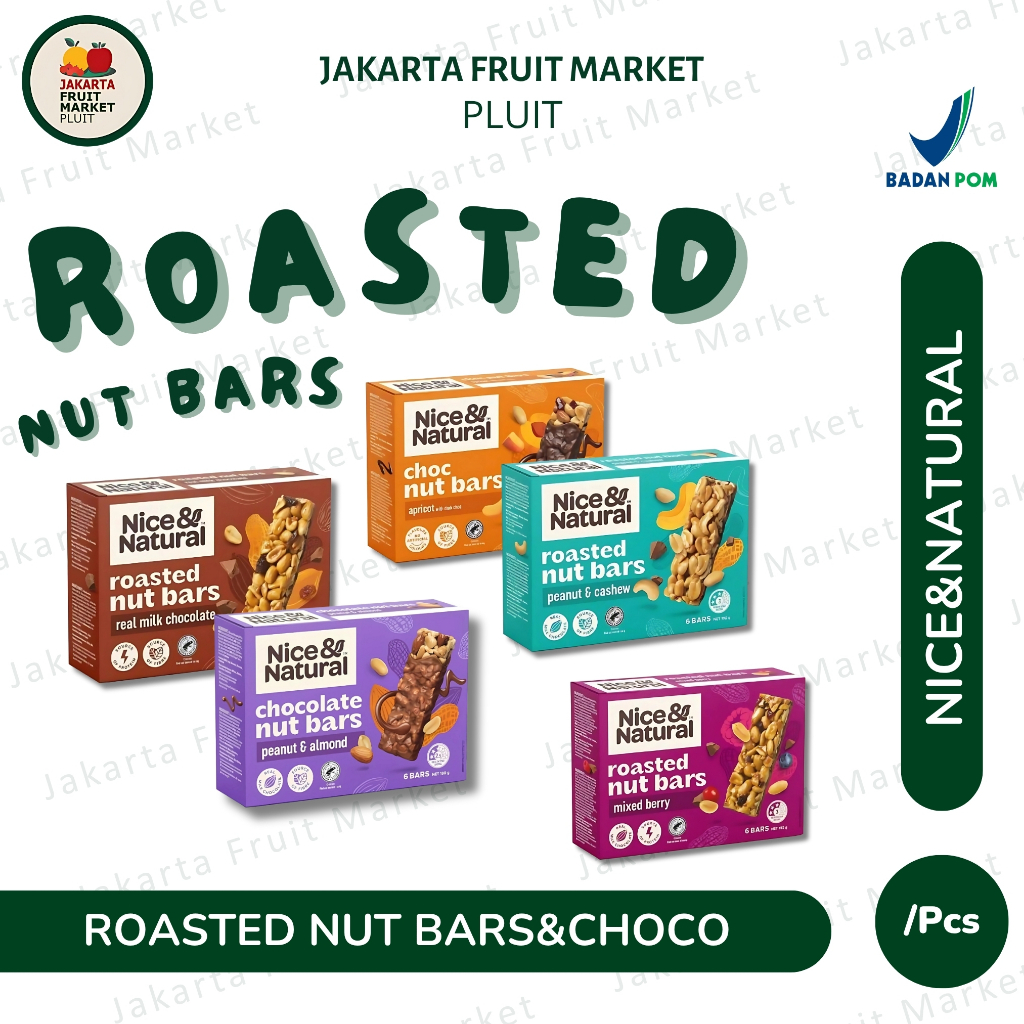 

NICE & NATURAL ROASTED NUT BAR 32 GRAM / Nice Natural Nut Bar