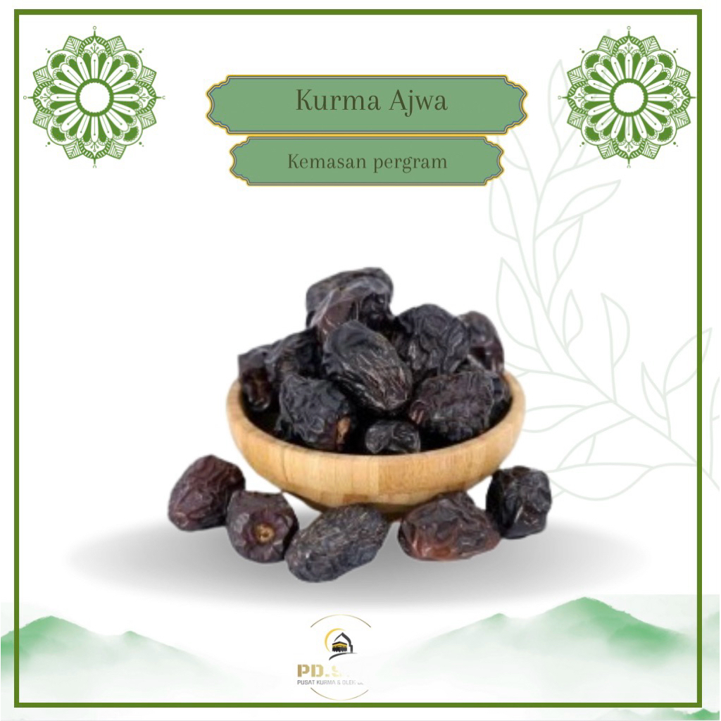 

Kurma Ajwa Madinah / Kurma Nabi/Kurma arab premium5kg| Oleh oleh haji dan umroh