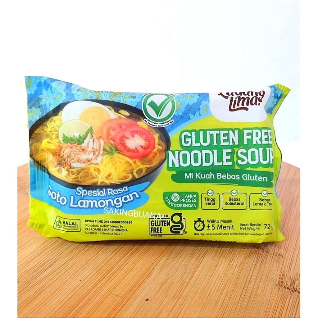 

Ladang Lima Mie Kuah Soto Lamongan Glutten Free