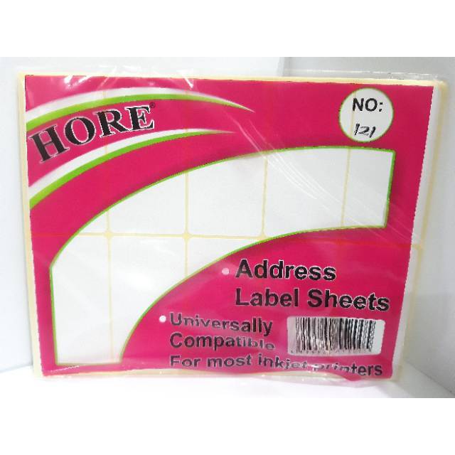 

JUAL KERTAS LABEL HORE 103