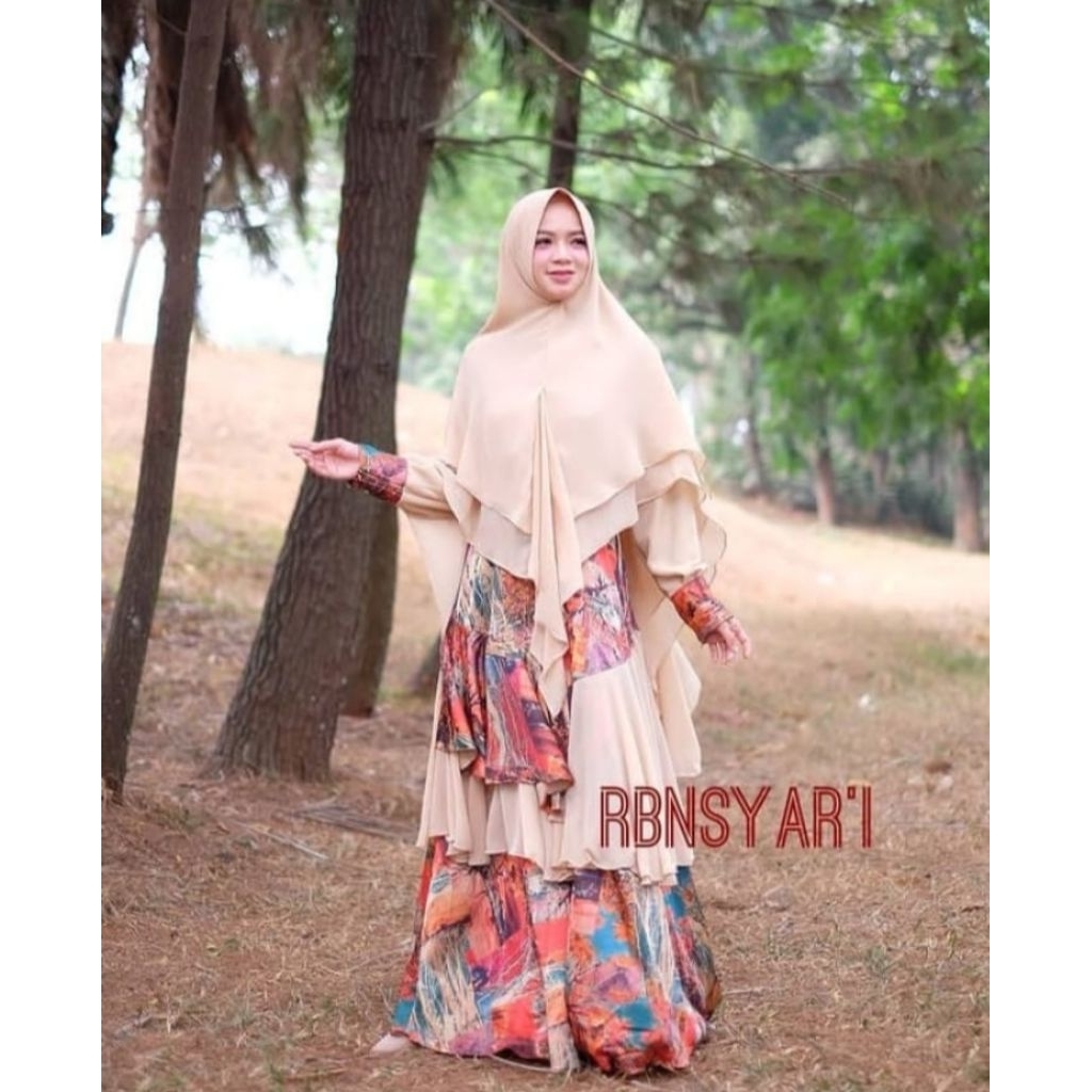 gamis murah Armani silk