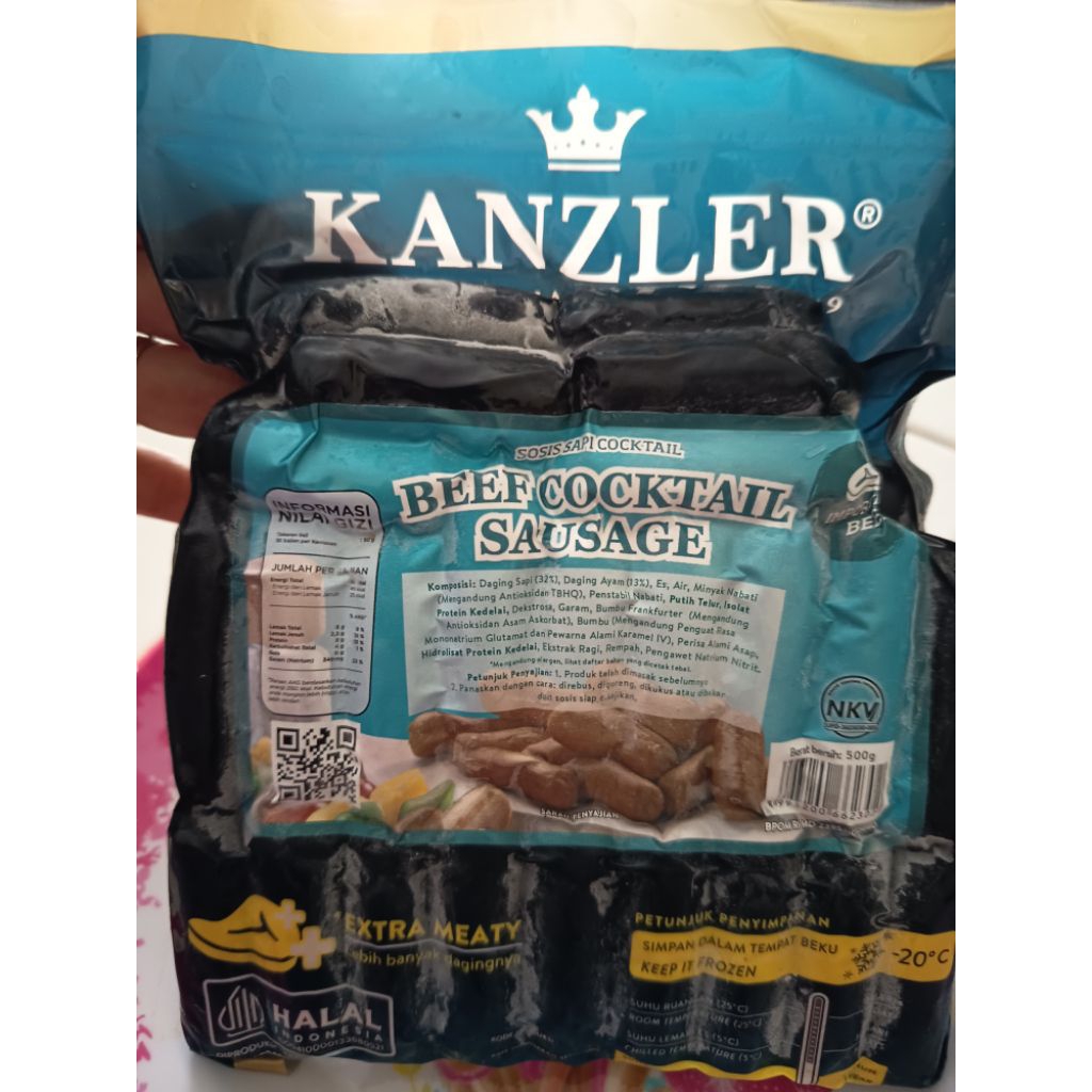 

Sosis Beef Cocktail Canzeller 500gr