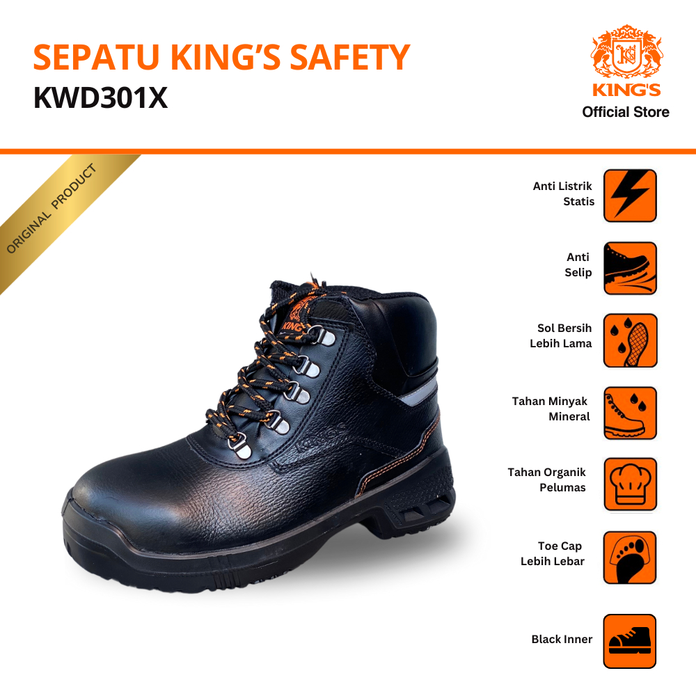 Sepatu Safety Kings Safety Shoes Original KWD301X