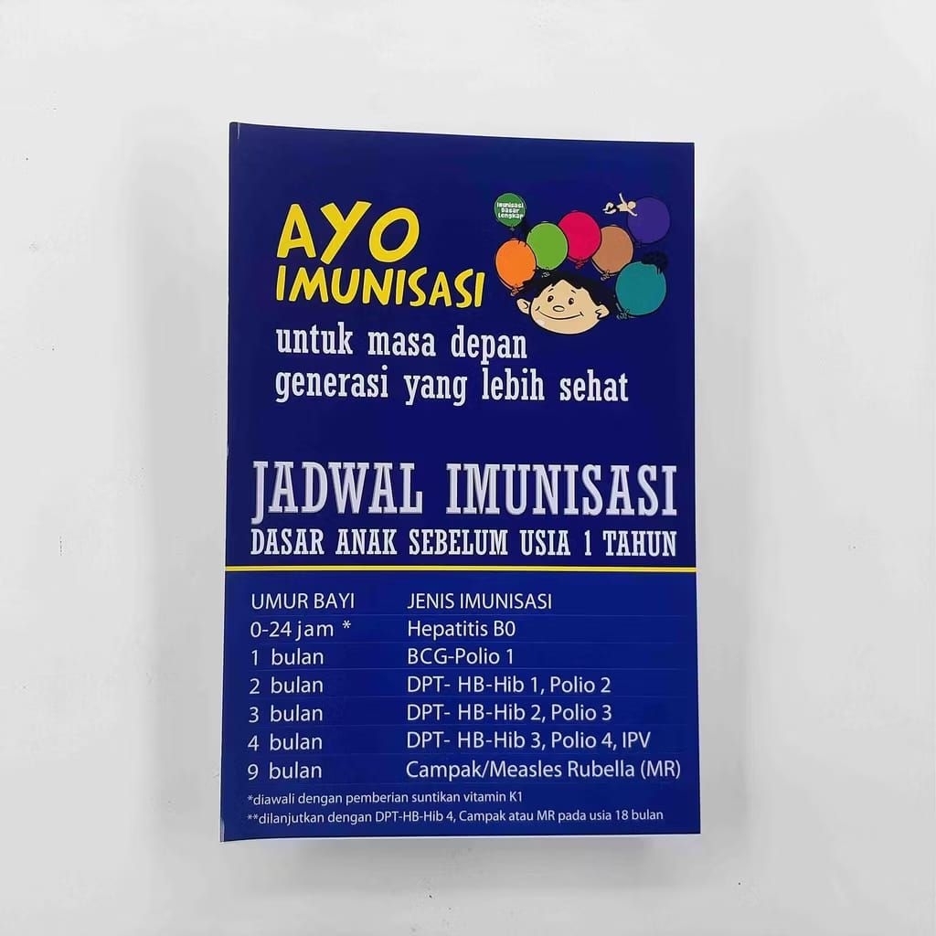 Poster Jadwal Imunisasi, Poster Edukasi Imunisasi, Poster Sosialisasi Imunisasi