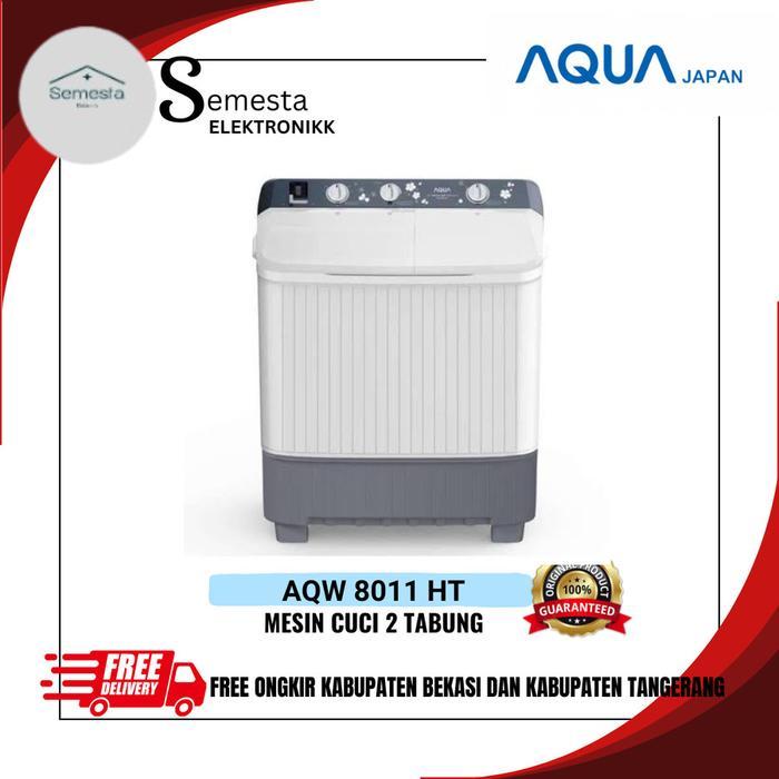 AQUA JAPAN QW 8011 HT MESIN CUCI 2 TABUNG