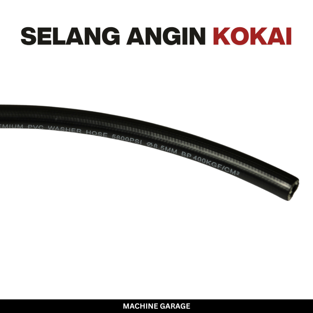 Selang Angin Kokai Kompresor Angin Hitam Premium BLACK KOKAI