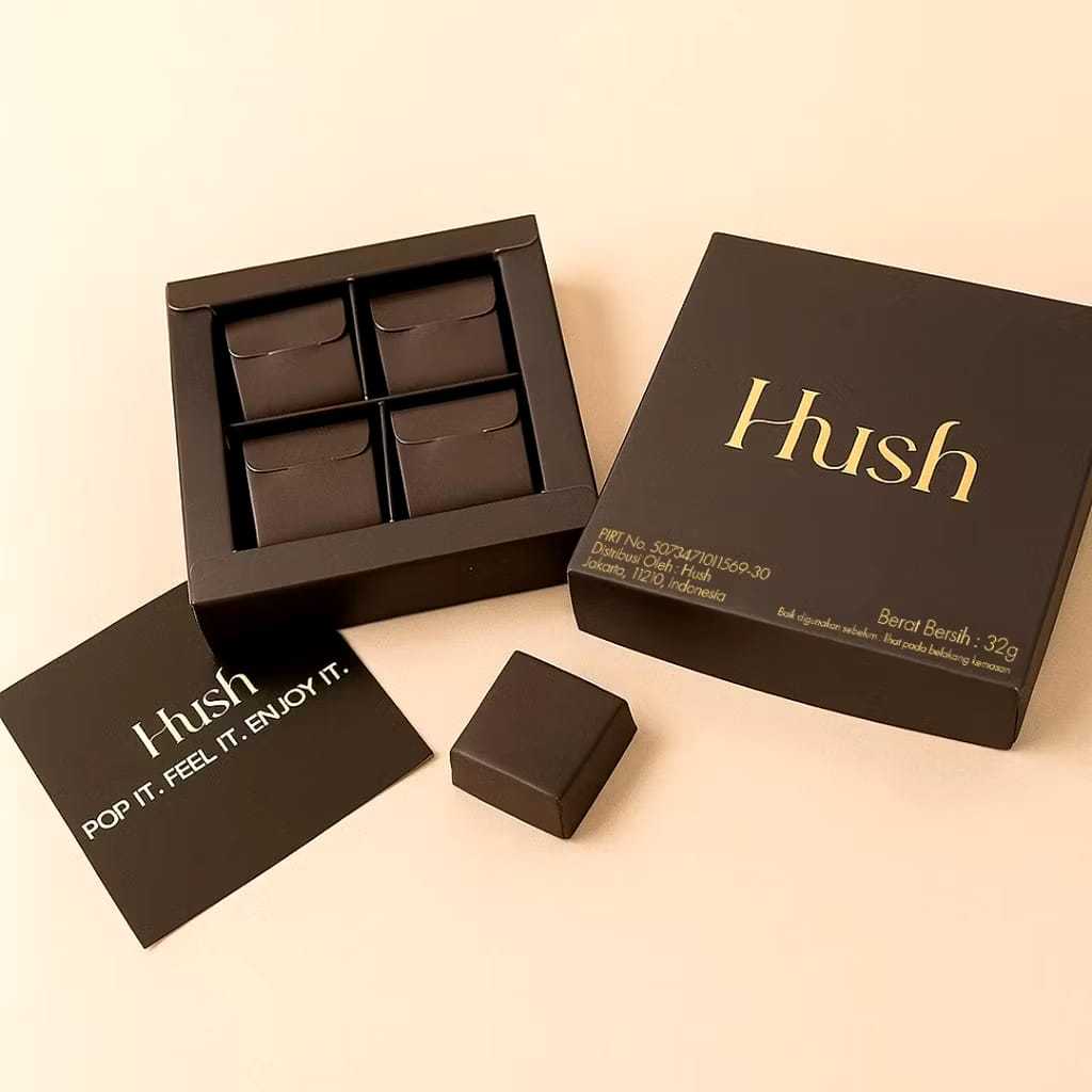 

Hush chocolate 1 box coklat manis cinta