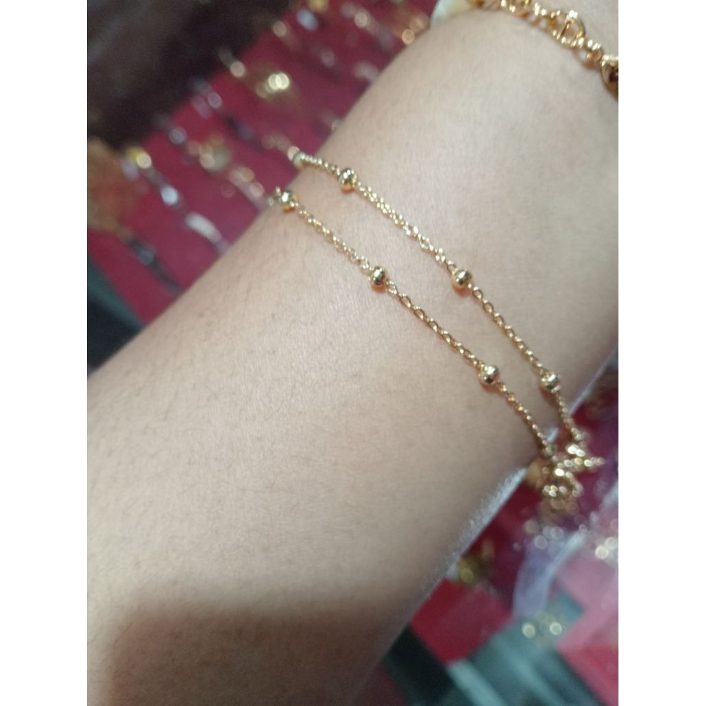 gelang titanium jedar 2 layer