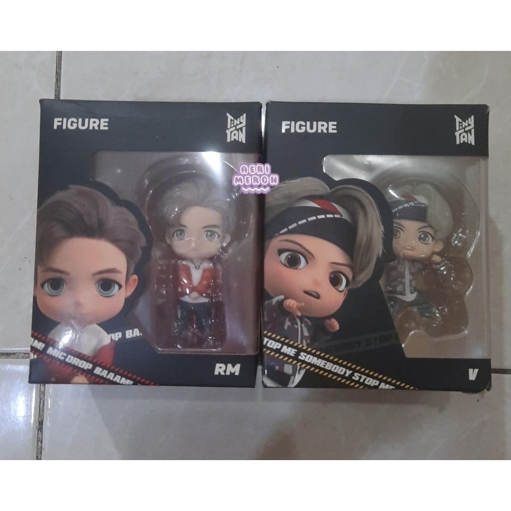 WTS WANT TO SELL/ CLEARANCE CUCI GUDANG - OFFICIAL WEVERSE FIGURE TINY TAN MIC DROP RM & V (UNSEALD)