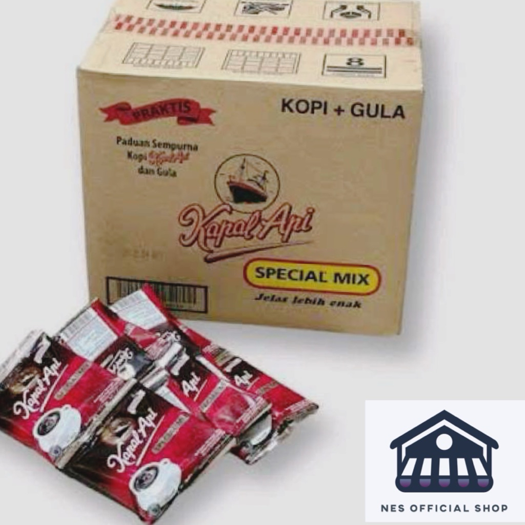 

Kopi Kapal Api Special Mix 23gr (1 Dus isi 120 Sachet)