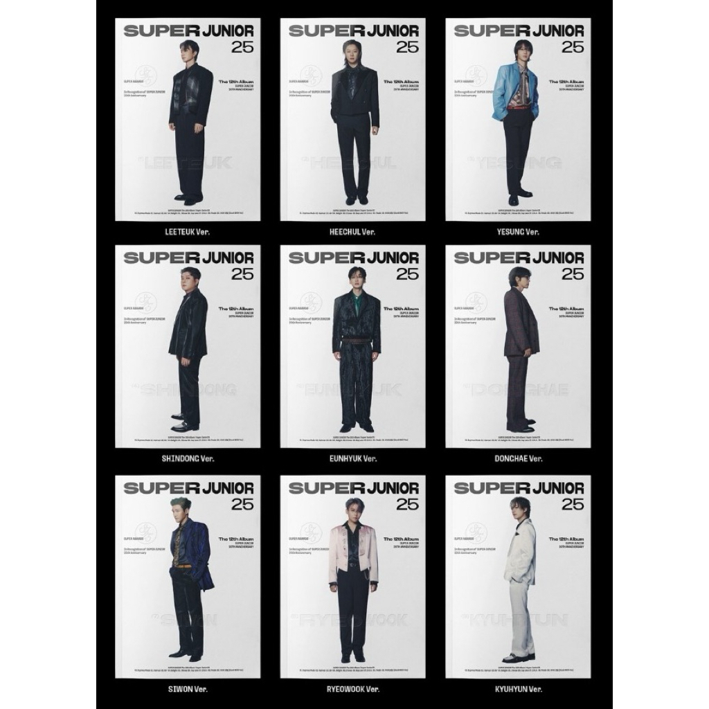 [Ready Stock] Super Junior25 Photobook ver.