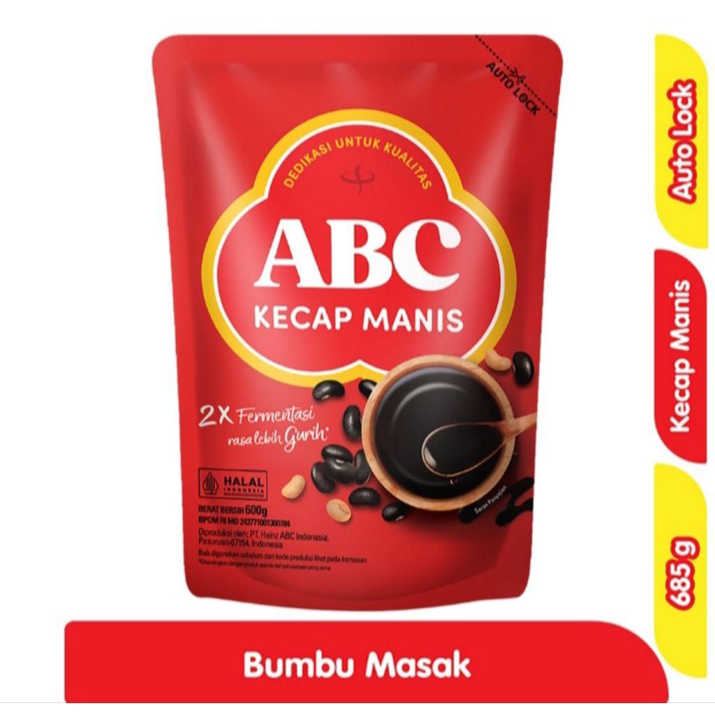 

ABC Kecap Manis Botol 130 & reffil 685ml