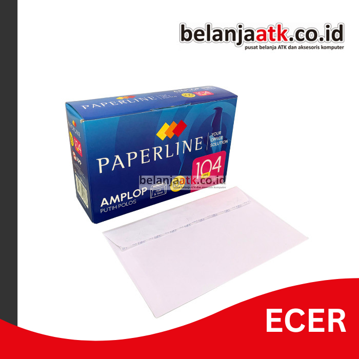 

[ECER] Amplop Paperline Tanggung No. 104 (Putih Polos)
