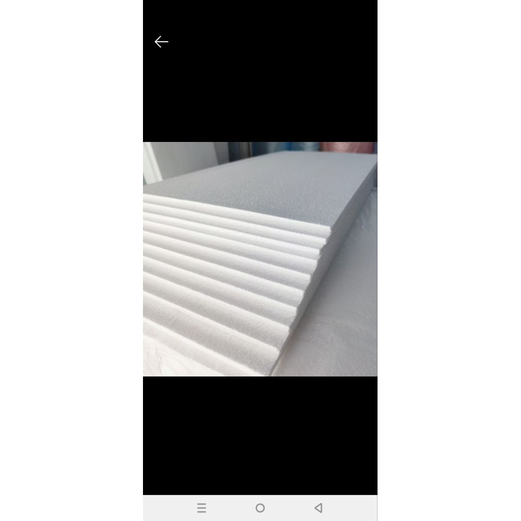 

D ( D00015 ) PAPAN STEROFORM GABUS LEMBARAN TEBAL UKURAN 200 X 100 X 1 CM KUALITAS MEDIUM