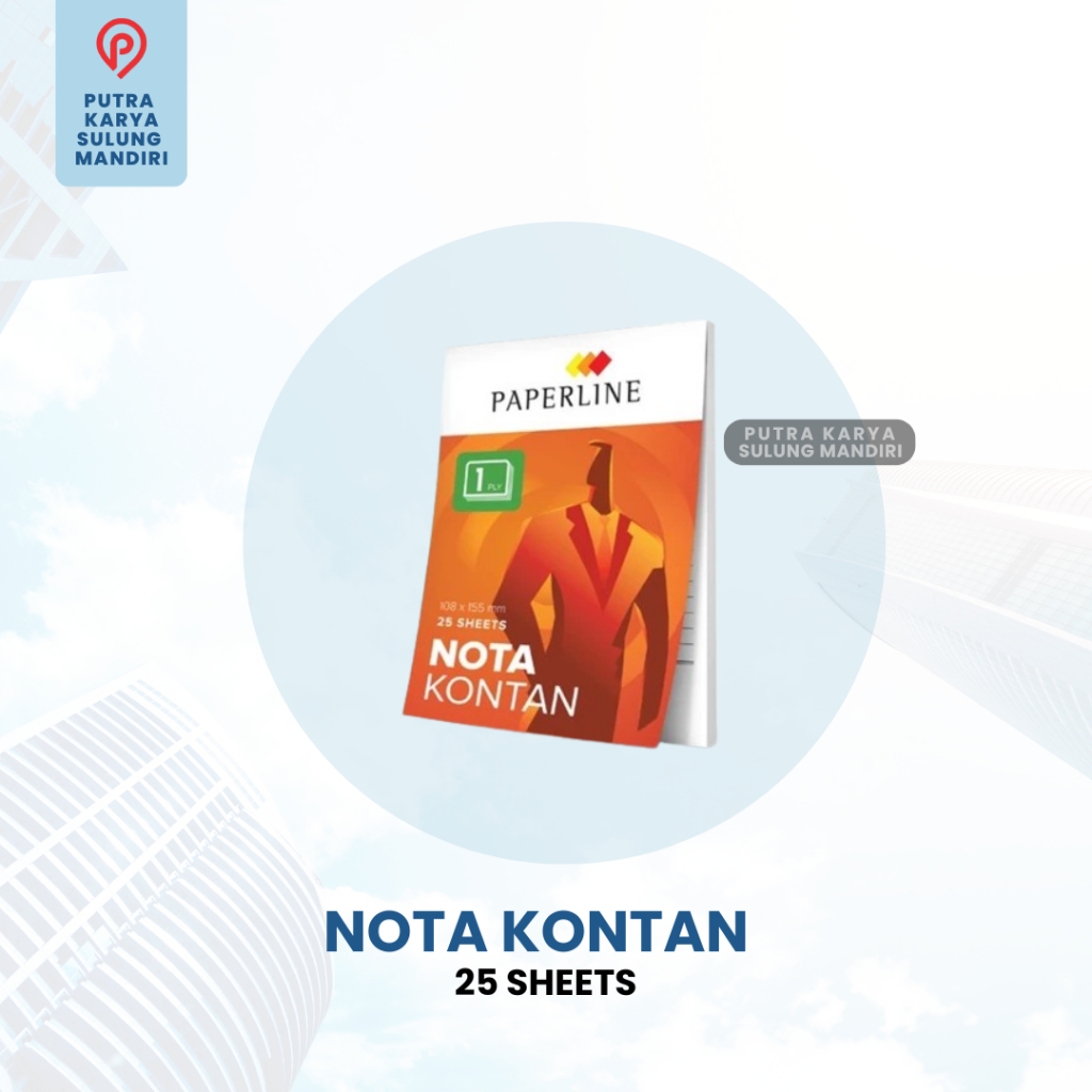 

PAPERLINE Buku Nota Tanpa Karbon Praktis 25 Set 160 x 210 mm