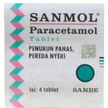 SANMOL TABLET | ANTI NYERI | OBAT PANAS | SANMOL TABLET 500 MG | MIN PEMBELIAN 5 STRIP