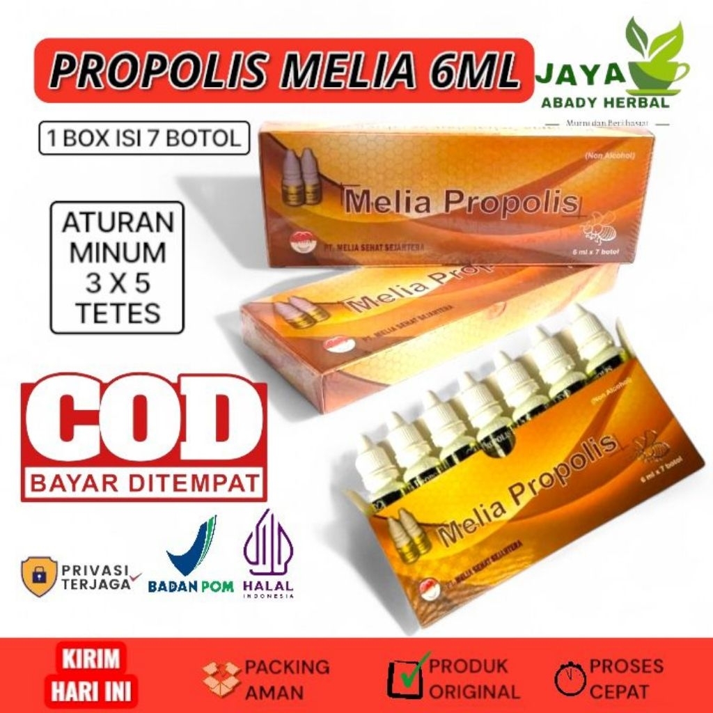 PROPOLIS MELIA | MELIA PROPOLIS 6ML | PROPOLIS MELIA SEHAT SEJAHTERA | PROPOLIS MELIA ORIGINAL