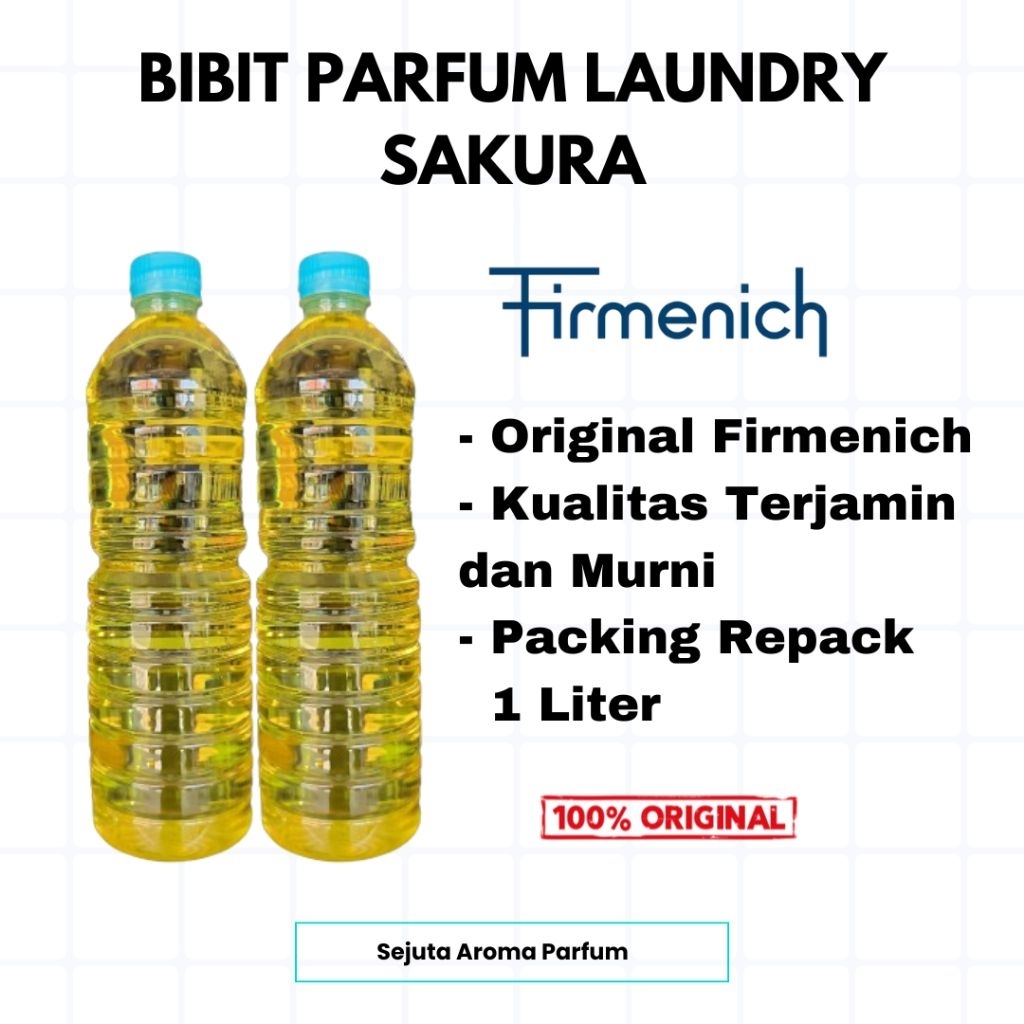 SAKURA (BIBIT PARFUM LAUNDRY) ORIGINAL FIRMENICH UK.1 Ltr