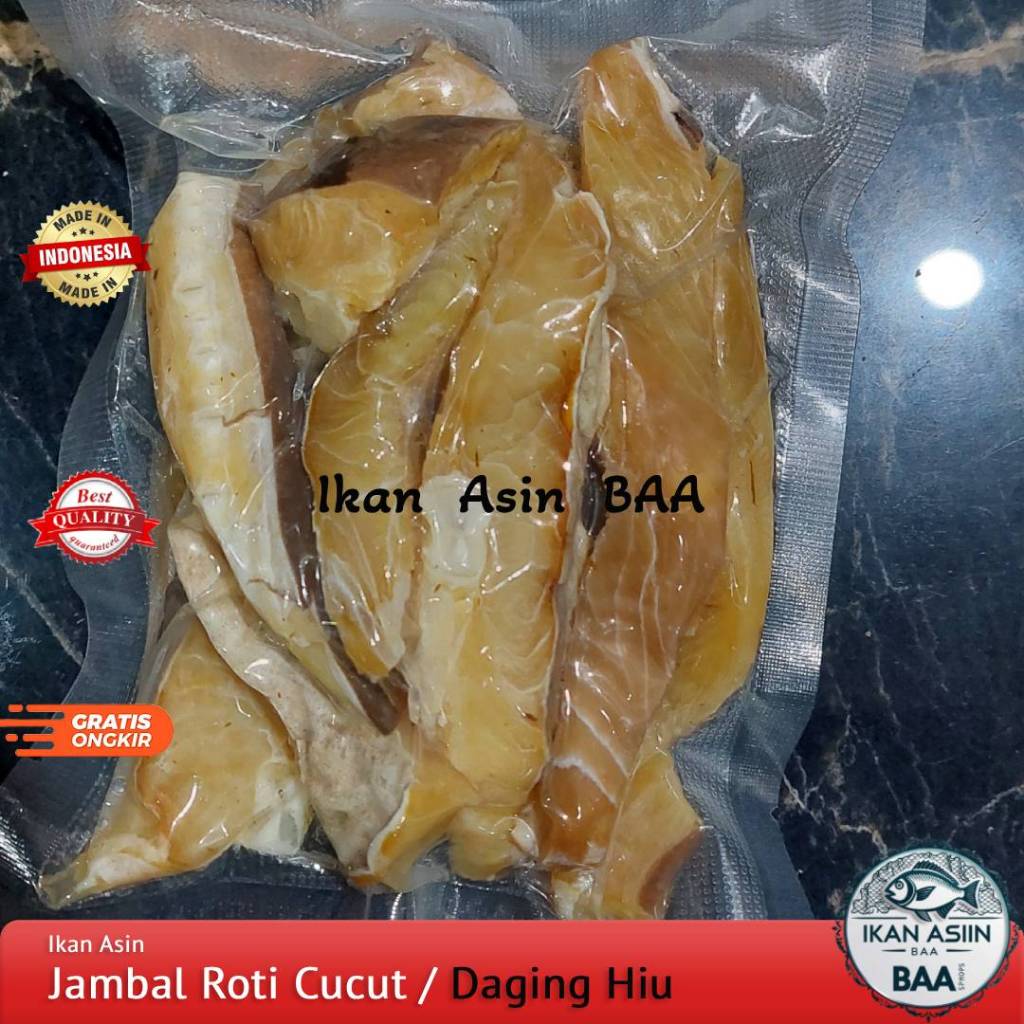 

Ikan Asin Jambal Roti Ikan Cucut / Daging Hiu Potong Super 250gr, 500gr, 1kg