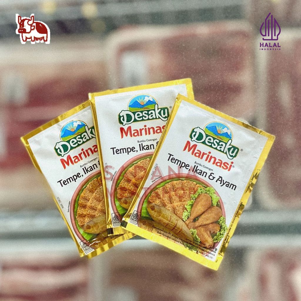 

Desaku Marinasi Kemasan 15gr - Bumbu Marinasi Tempe Ikan Ayam Instan