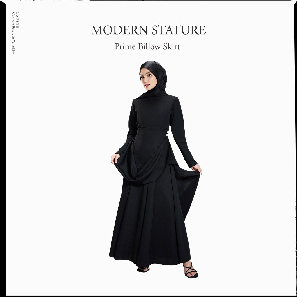 Lafiye Prime Billow Skirt in Focus