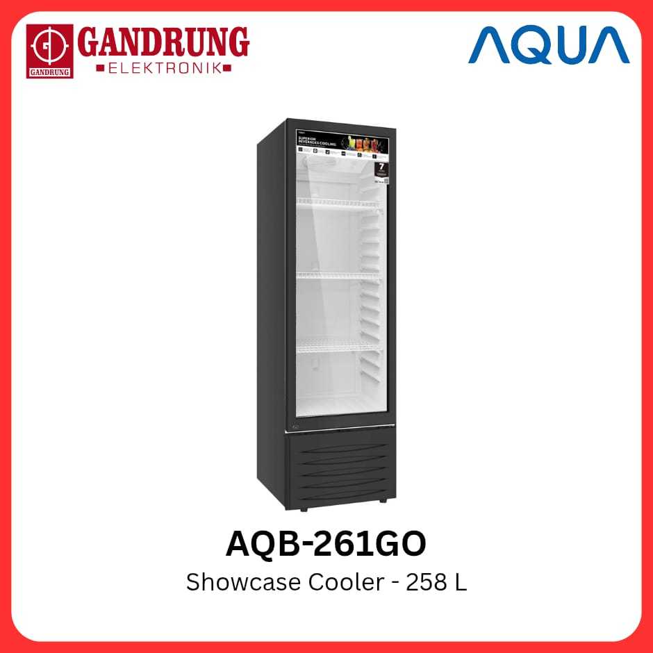 AQUA Showcase Cooler 258 Liter - AQB-261GO