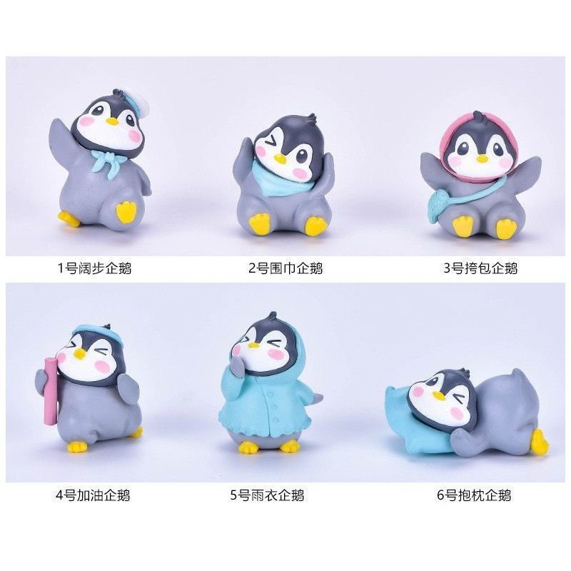 

Miniatur Ornamen Pinguin Lucu Ornamen Natal Christmas Animal Miniatur Winter Salju Bonsai Dekorasi Kue Topper Cake Hiasan Kue