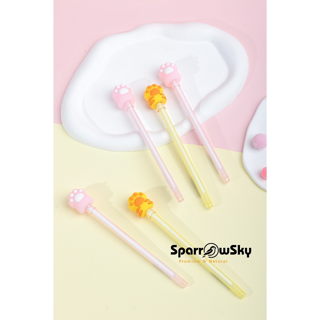 

SPARROW KUKI Pen Silikon / Silicone Pen / Pen Karakter Lucu Cantik PAW (7447)