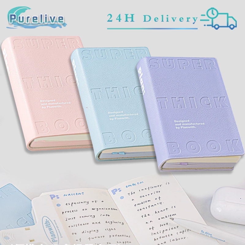 

80*123mm Super Thick Pocket Book Notebook Mini Buku Catatan Kecil Book Aesthetic