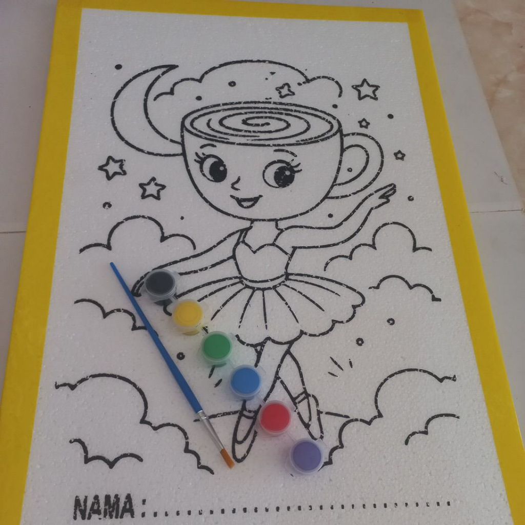 

Paket melukis totebag spunbond dan sterafoam bahan kerajinan