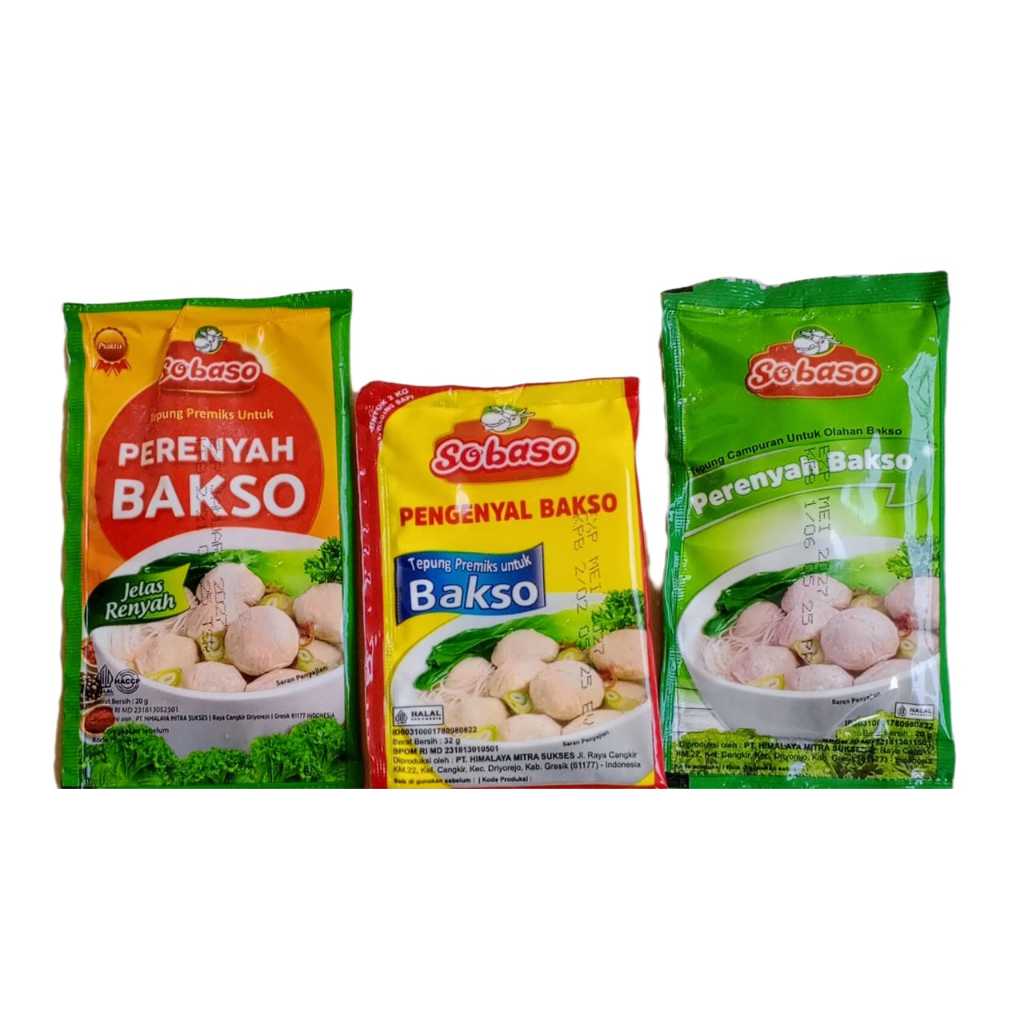 

Pengenyal dan Perenyah Bakso "Sobaso" 1 dus isi 120 pcs - bakso kenyal dan kres