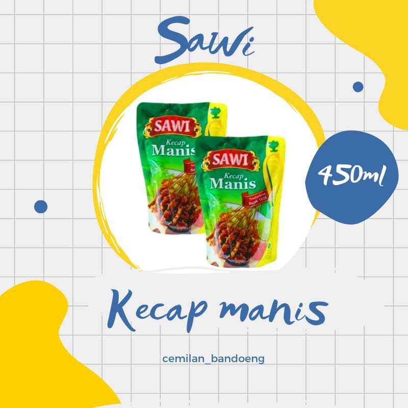 

Kecap Manis Refill Cap Sawi kemasan 450 ml