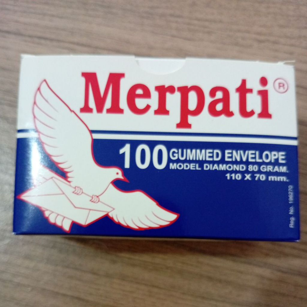 

Amplop Merpati 110 x 70mm