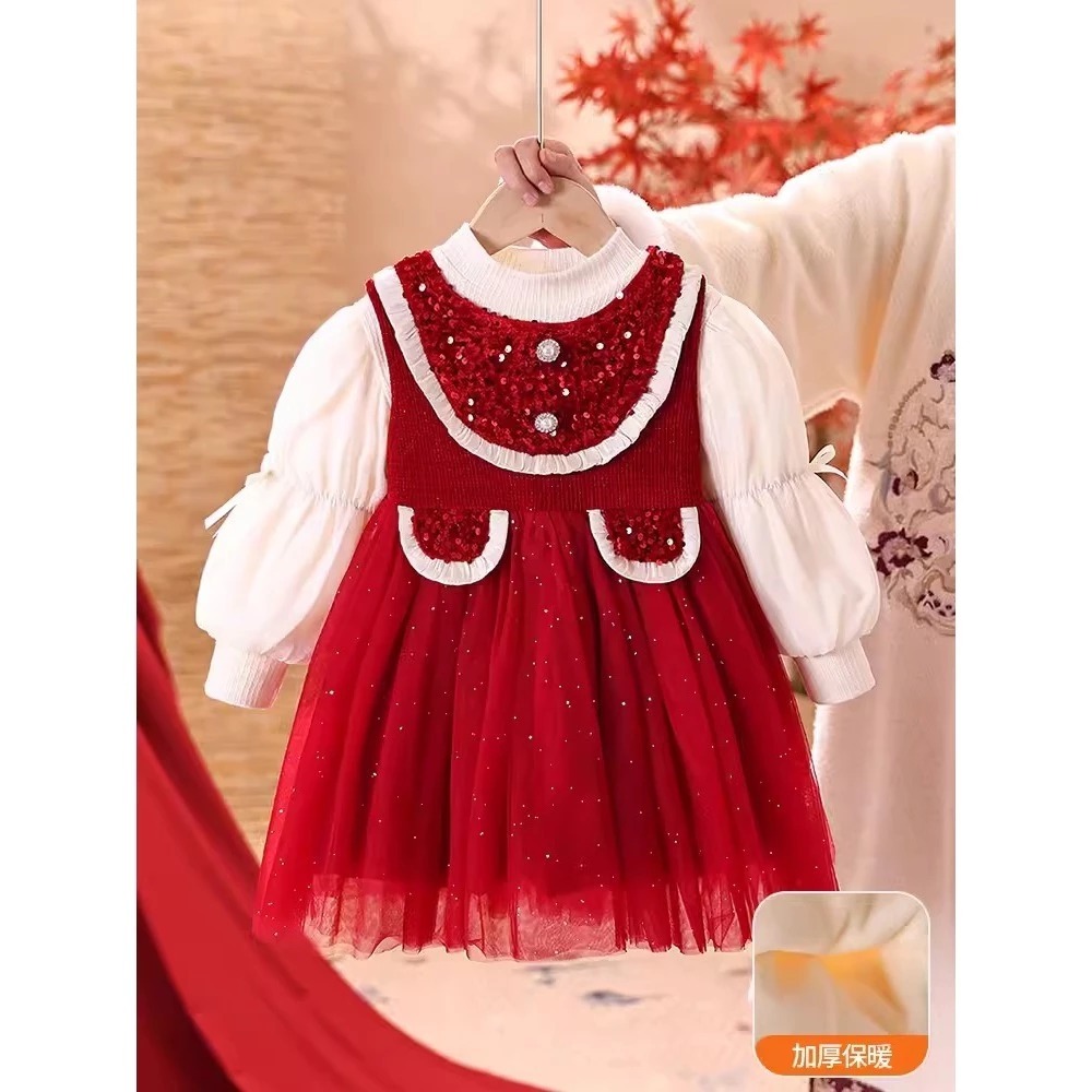 Dress Tile Anak Perempuan Usia 1-4 Tahun | Pakaian Import Premium Anak Cewek Model Baju Dres Hanfu 2