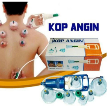 Kop Angin Set Alat Bekam isi 6 Tabung Cop Alat Terapi Kesehatan Tradisional