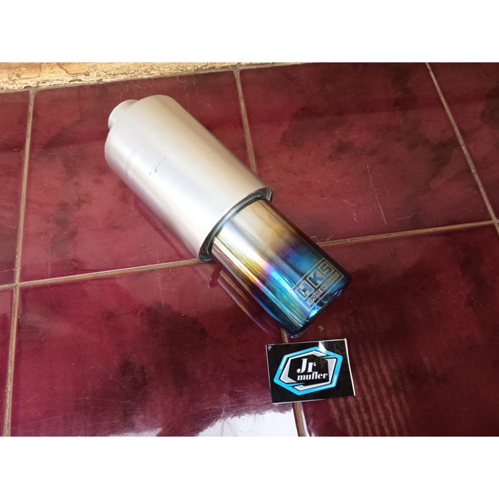 knalpot racing mobil HKS gronel suara bass empuk