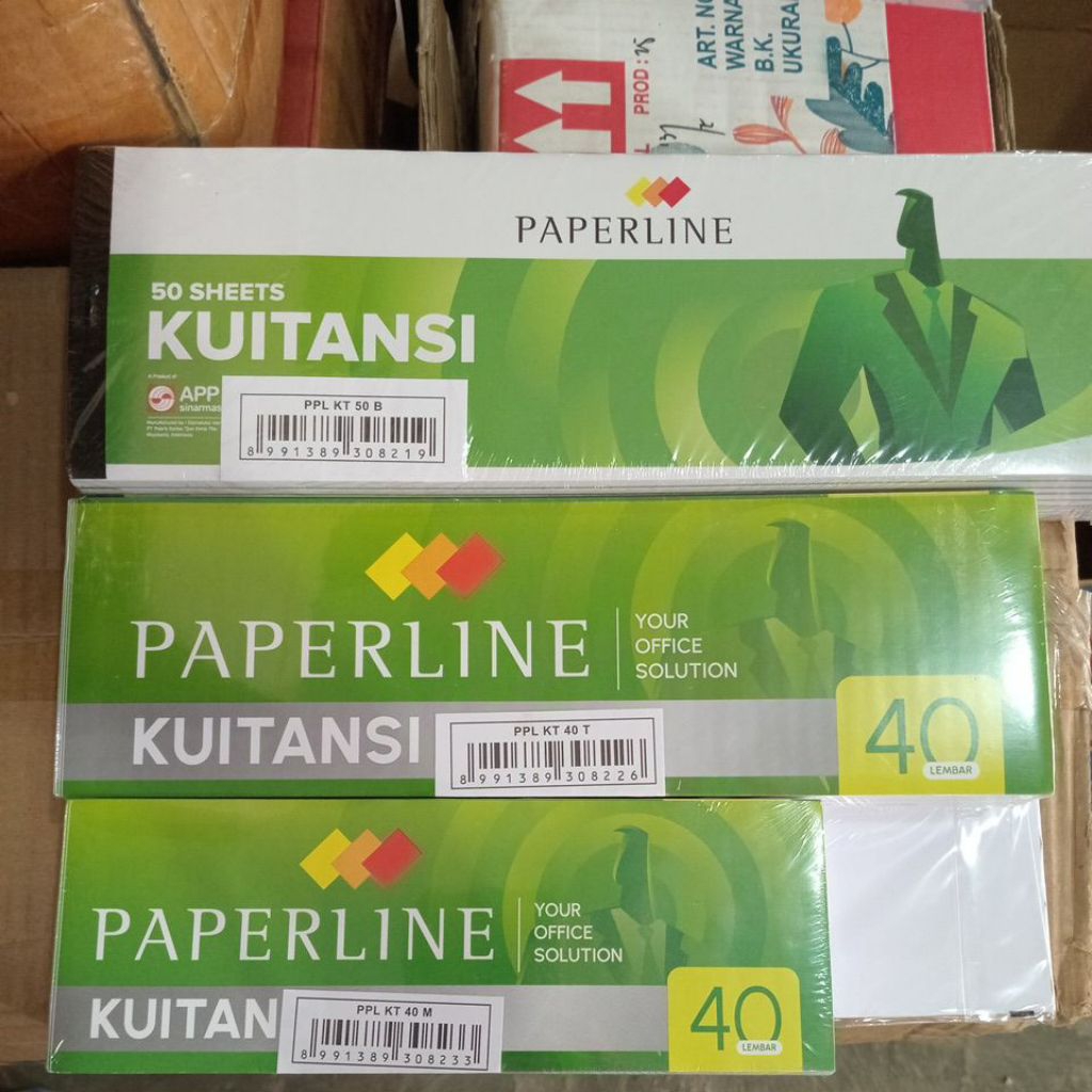 

KWETANSI BERBAGAI UKURAN MERK PAPERLINE PER PAK ISI 10 BUKU