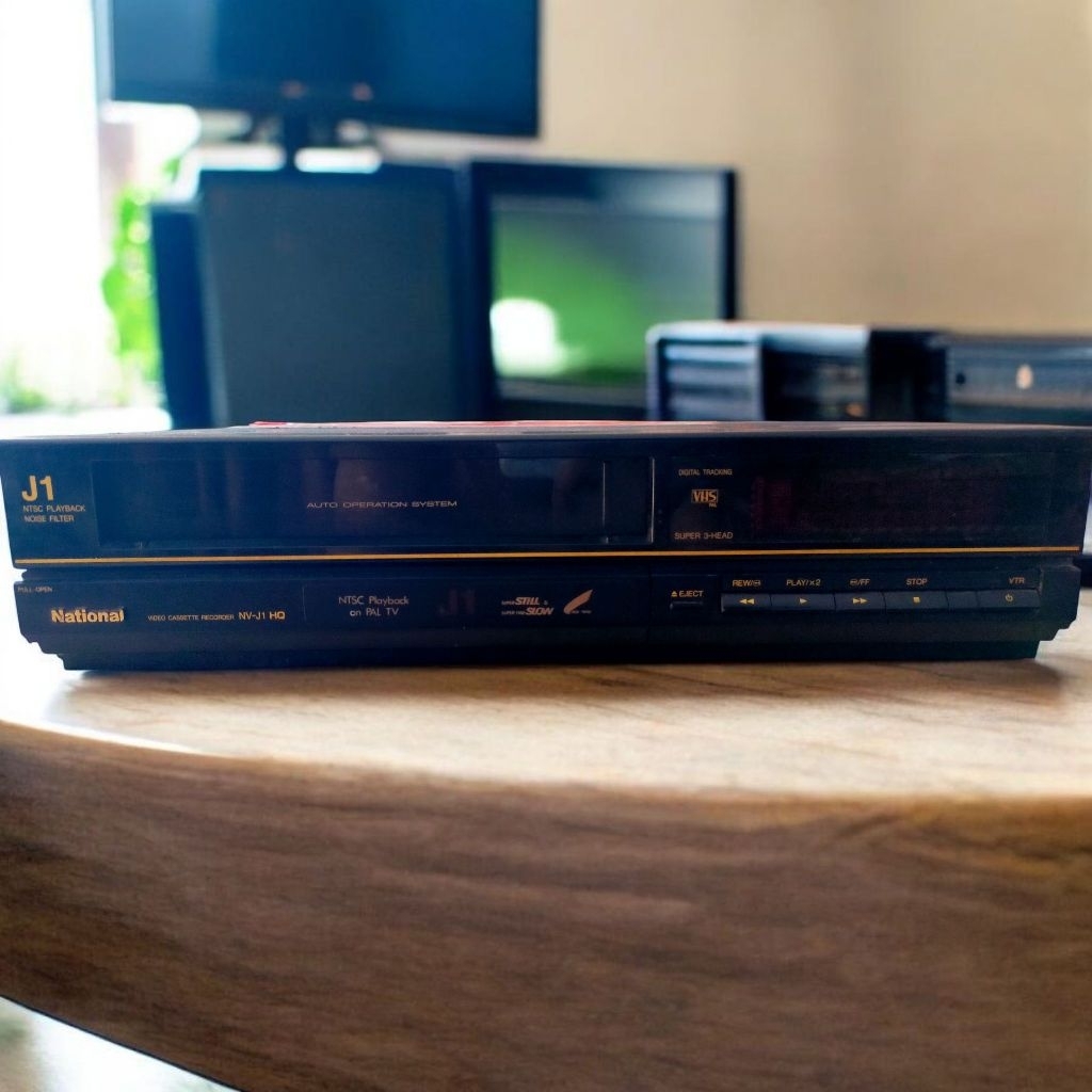 Betamax VHS National J1 NTSC PAL Video Player Cassette Recorder Antik Jadul Vintage