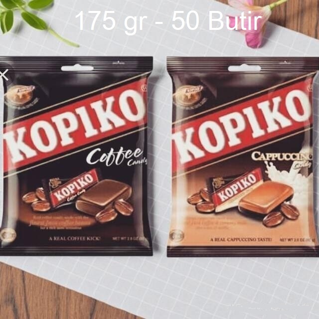 

KOPIKO Coffee Shot kopiko CLASSIC kopiko CAPPUCCINO Zak 50 Pcs (170 gr) ORIGINAL