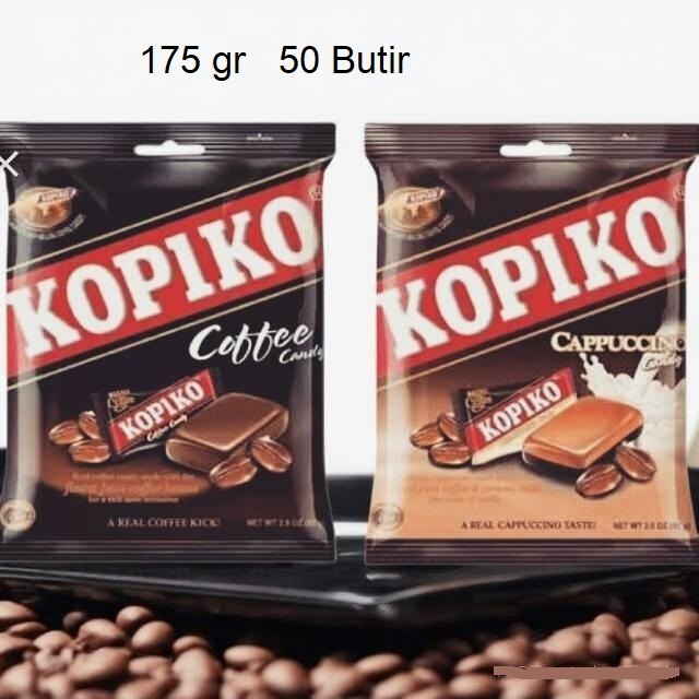

KOPIKO Coffee Shot kopiko CLASSIC kopiko CAPPUCCINO Zak 50 Pcs (170 gr) ORIGINAL