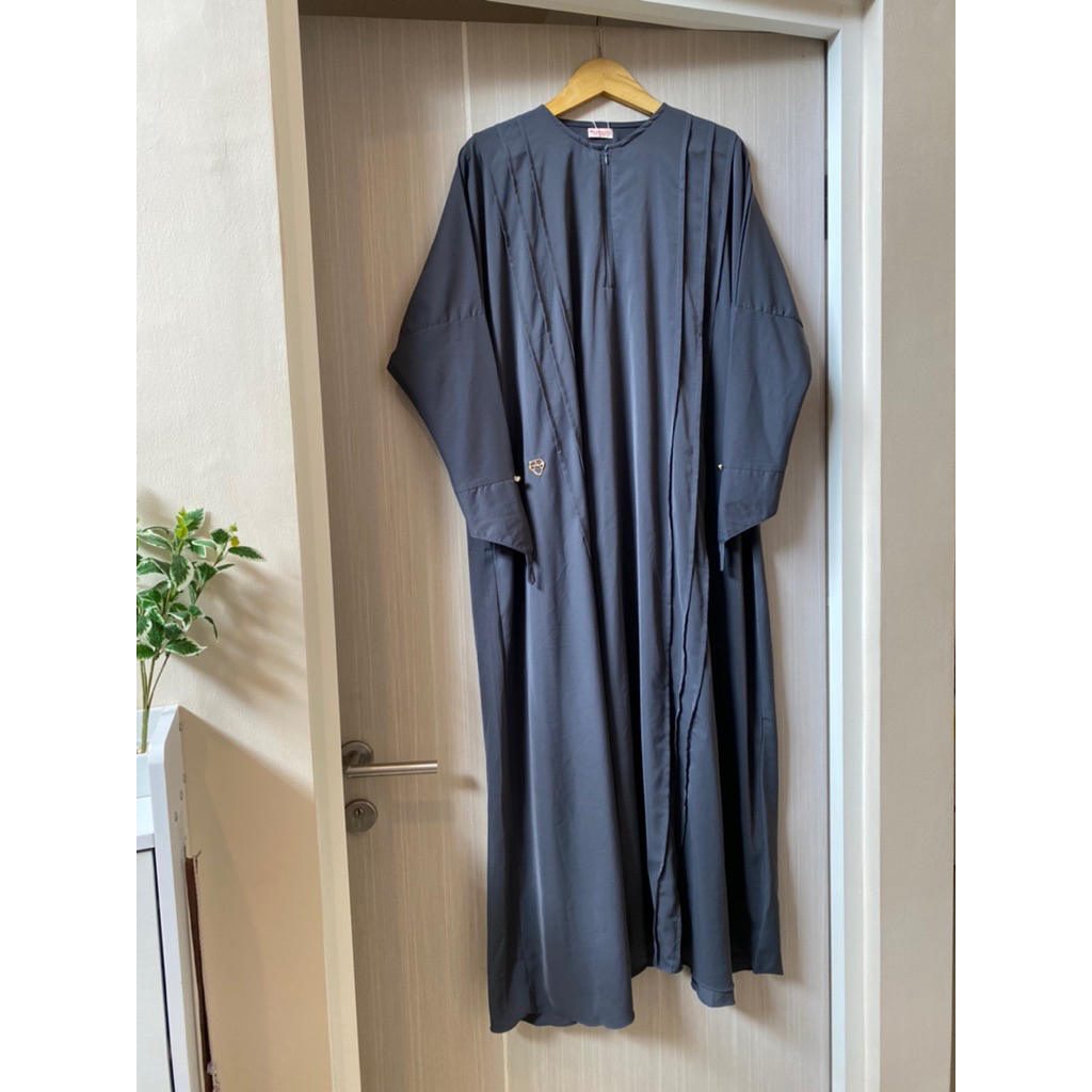 (PRELOVED) abaya gamis muslimah cantik bermanset