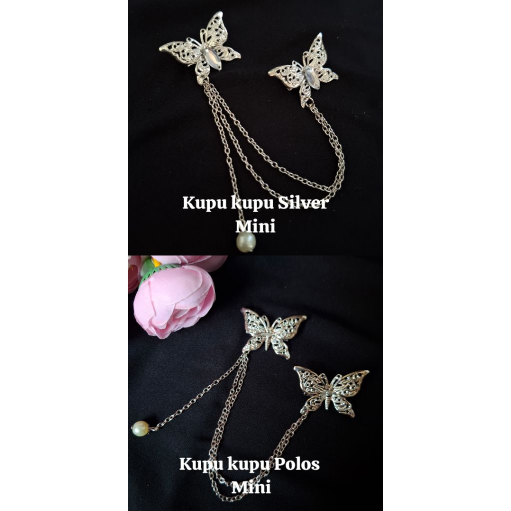 Bros Kebaya Kupu kupu Silver