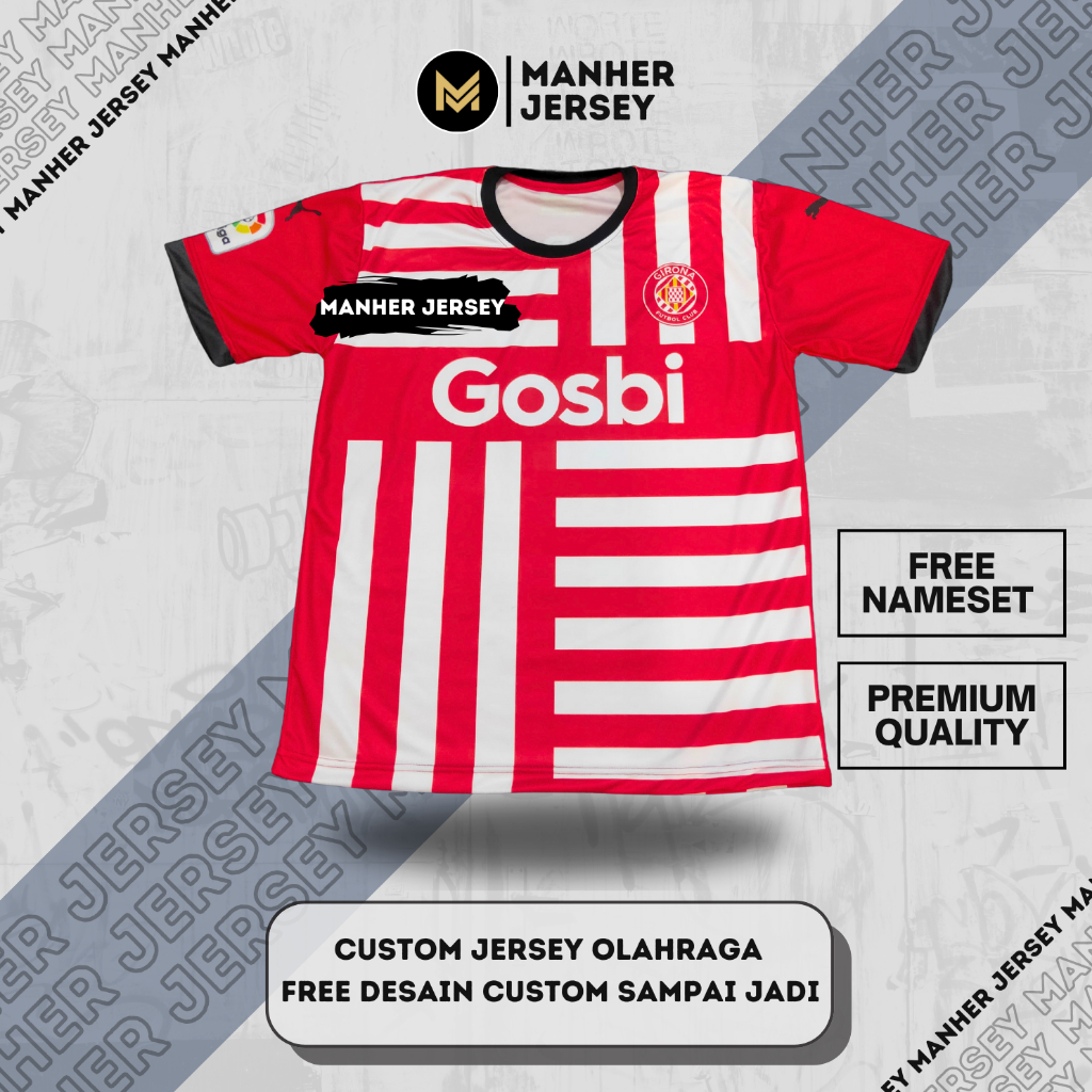 JERSEY GIRONA 2022 2023 FULL PRINTING