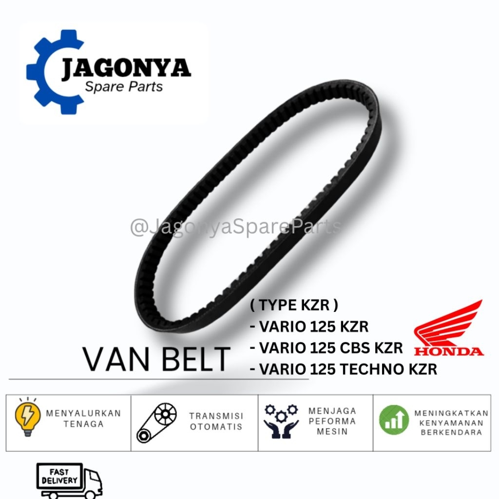 Van Belt / V Belt type BIASA VARIO 125 KZR, VARIO 125 CBS KZR, VARIO 125 TECHNO KZR HONDA