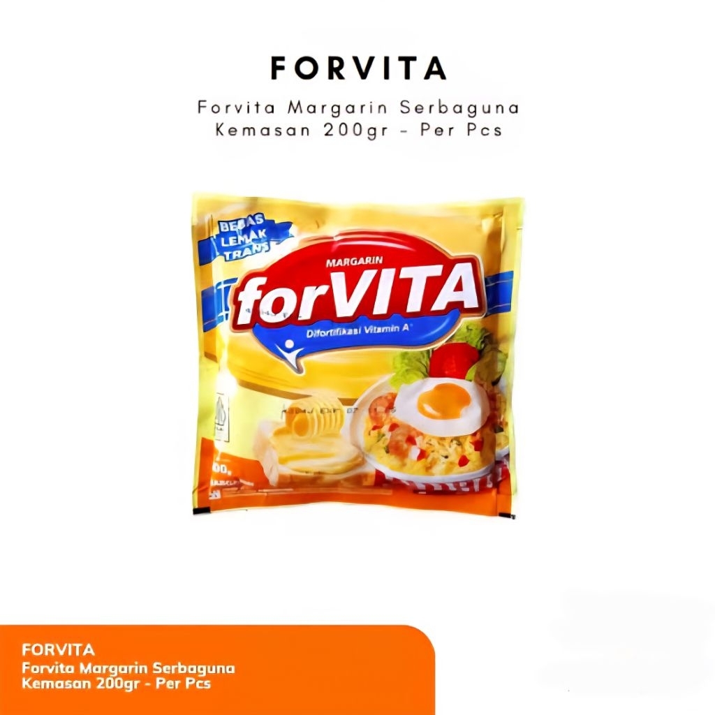 

FORVITA MARGARINE 200GR ORIGINAL