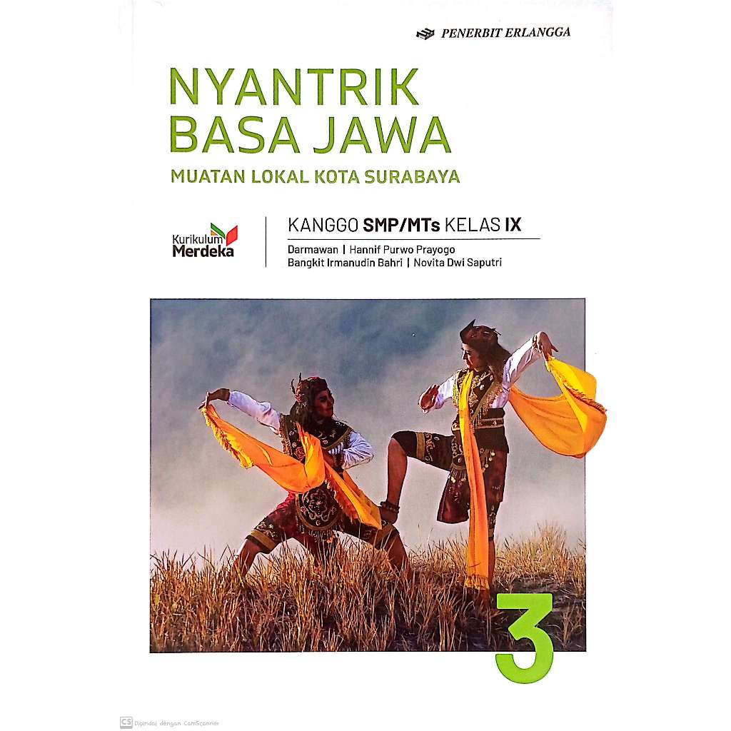 NYANTRIK BASA JAWA 3 SMP/MTS KM  - 100% ORI -TOKO BUKU URANUS NGAGEL SURABAYA