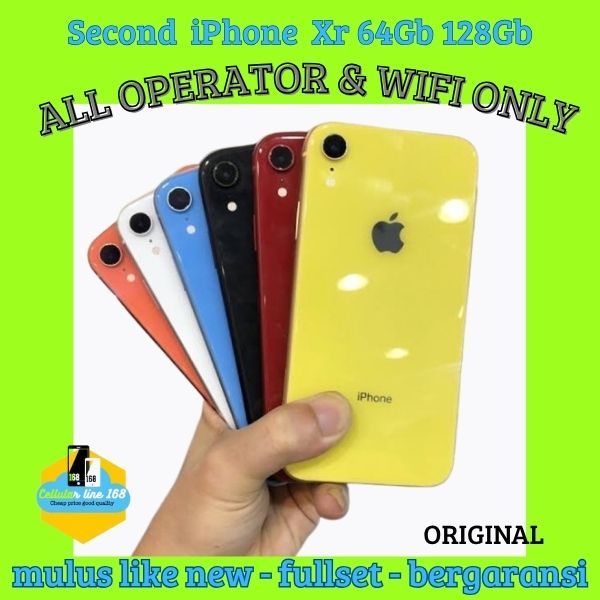 iPhone XR 64Gb 128Gb seken fullset mulus like new bergaransi