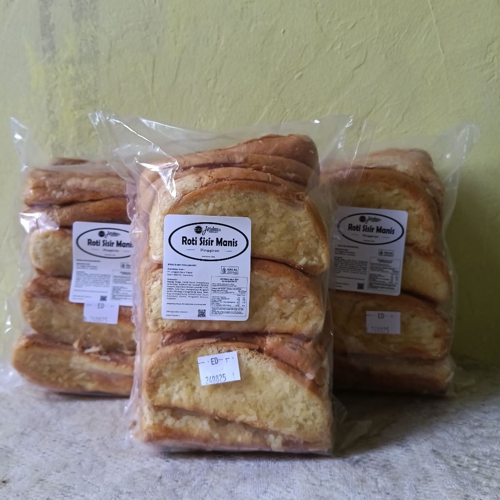 

[Rasa Keju] Roti Sisir Pinggiran Jordan Bakery isi 20-25 Slice