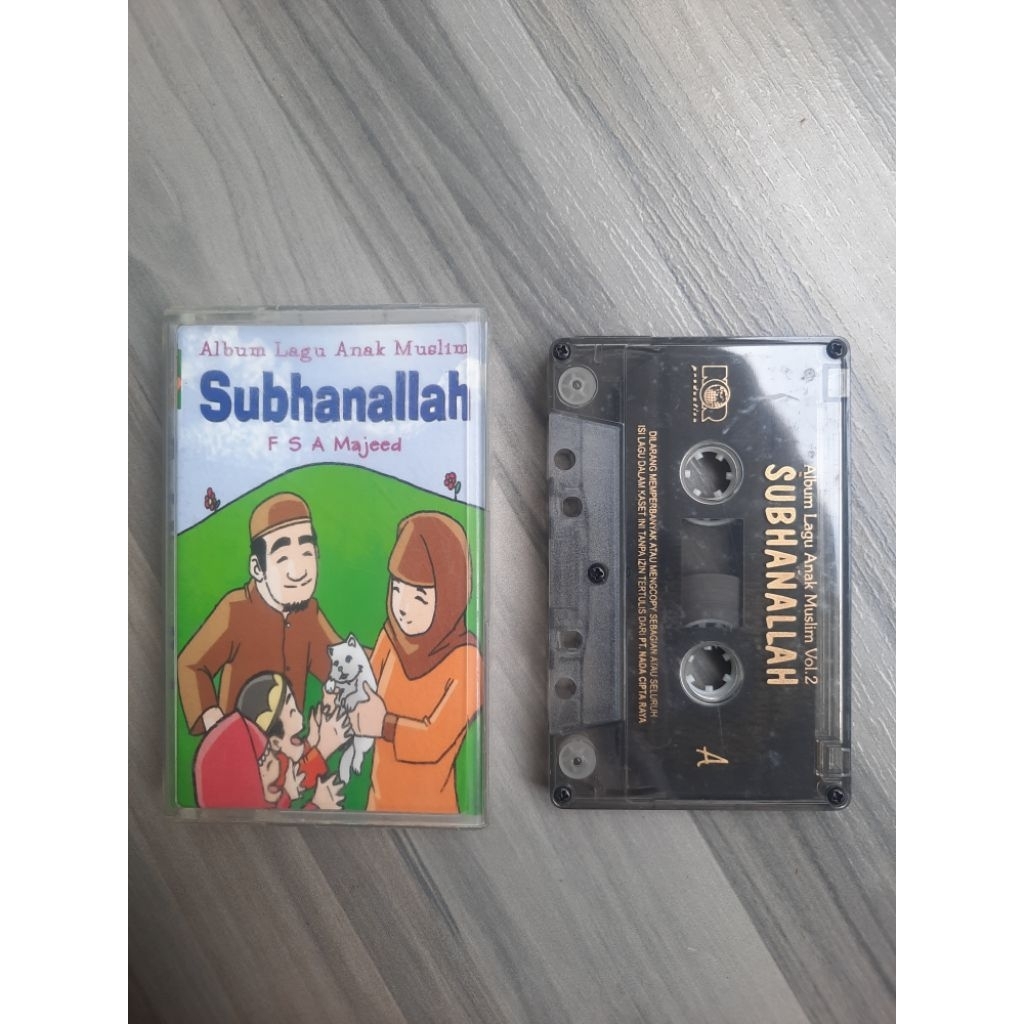 Kaset Pita Album Lagu Anak Muslim "Subhanallah"